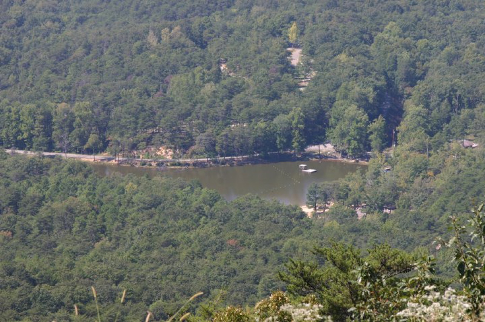 Cheaha Lake from Cheaha State Park